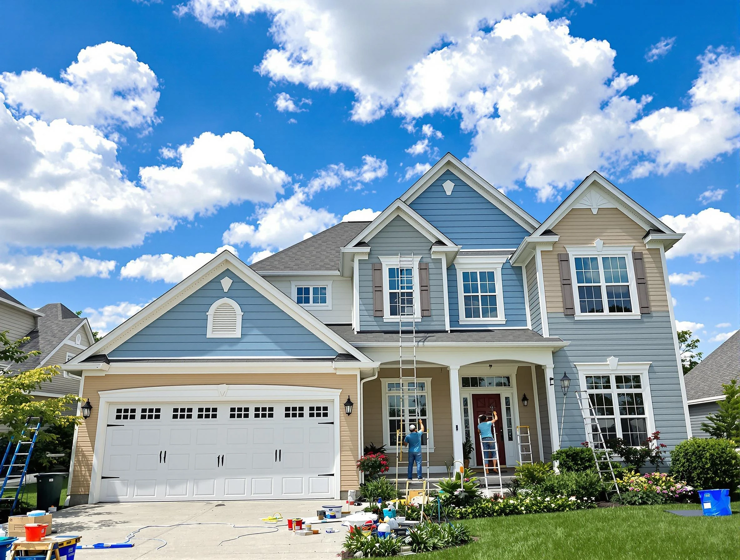 Professional house painting by Barberton House Painters experts in Barberton, OH